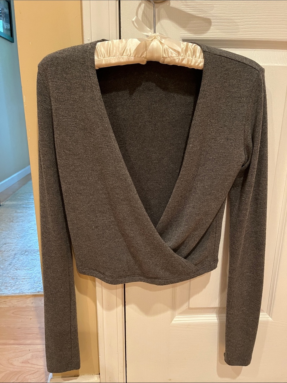 Alice & Olivia V-Neck Faux Wrap Sweater